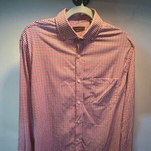 Turtleson Red & Blue Gingham Button-Up Shirt – Classic Casual Style